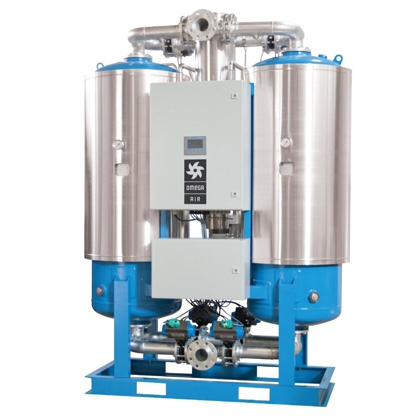 Адсорбционный осушитель c горячей регенерацией OMEGA R-DRY 400